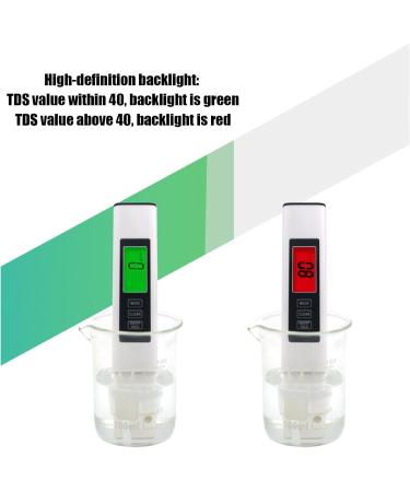 TDS Water Tester - Multifunctional Water Quality Tester Professional Drinking Water Testing Pen Multifunctional Digital Water Tester White - Buy Online on GoSupps.com