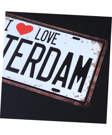 LIFKICH Wall Hanging Decor Decor Emblems Pub Sign Coffee Sign Vintage Cafe Sign Tin Signs Iron Painting Antique Metal Iron Mark - Buy Online on GoSupps.com