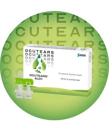 OCUTEARS Alo+ Eye Drops for Sensitive Dry Eyes - Hyaluronic Acid & Aloe Vera | 15 Ampoules | International Shipping - Buy Online on GoSupps.com