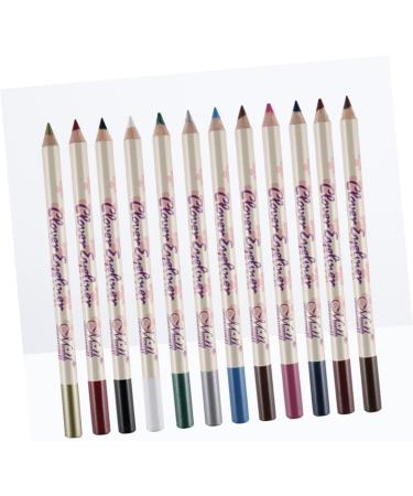 SOESFOUFU 24 Pcs Eye Shadow Pen Eyeliner Pencil Colours Eyeliner Pencil Dark Brown Eyeliner Pencil Grey - Buy Online on GoSupps.com