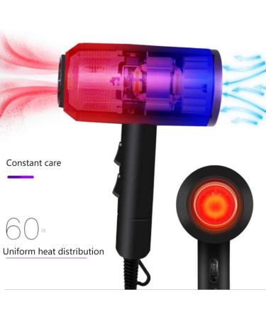 2000W Hair Dryer Professional Powerful Salon Blow Dryer Powerful DC Motor 3 Heat Settings and 2 Speed Ionic Conditioning to Protect Hair and Increase Shine Fast Drying for Home Salon Men Women Black - Buy Online on GoSupps.com