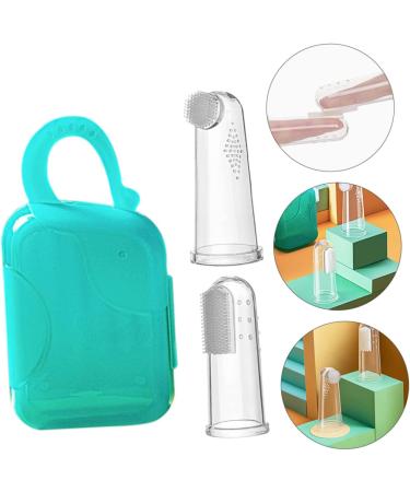 Buy SewoAr Finger Toothbrush Set - Portable Silicone Massage Device for Babies Toddlers & Pets | International Shipping - Buy Online on GoSupps.com