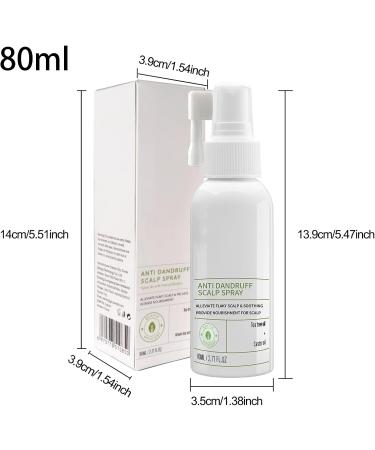 Spray Pour Le Cuir Chevelu Qui D mange Liquide Apaisant Non Gras Brume Hydratante Pour Le Cuir Chevelu De 80 Ml | Soin Capillaire Doux Anti-d mangeaison Traitement Pour Peaux Sensibles Grasses S - Buy Online on GoSupps.com