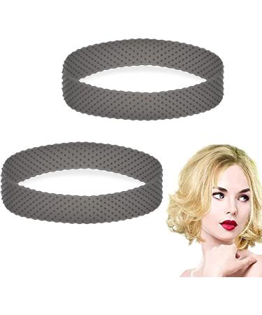 Sibba 2Pcs Transparent Silicone Wig Grip Strong Hold Wig Band Non Slip Wig Grip Headband For Women Keep Wig In Place Hairband Wig Gripper Caps (Black) - Buy Online on GoSupps.com