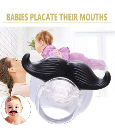 Greattangle Silicone Baby Pacifier - Funny Rabbit & Beard Designs | Cute Teething Accessories for Infants - Buy Online on GoSupps.com