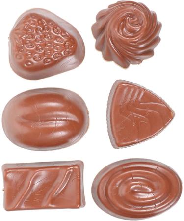 FAVOMOTO 12 Pcs Simulation Chocolate Realistic Artificial Dessert Chocolate Replica Fake Cake Candy in Bulk Cake Decor Educational Chocolate Model Desktop Children Toy 3d Pvc Window Biscuit 3.9X2.8X1.8CMx2pcs 1 - Buy Online on GoSupps.com
