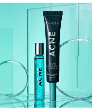 M DARA Organic Skincare | ACNE Acute Spot Roll-On and Intense Blemish & Pore treatment combo With Salicylic Acid Juniper Stem Cells and Keratolytic actives For problem-prone skin Vegan - Buy Online on GoSupps.com