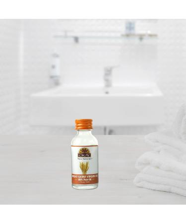 OKAY 100% Pure Wheat Germ Virgin Oil 1oz - Premium Skin & Hair Care - Shop Internationally - Buy Online on GoSupps.com