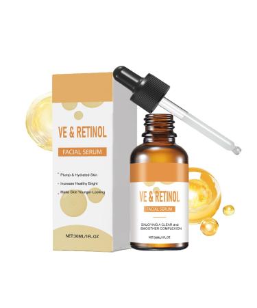 S rum au r tinol pour le visage soin anti- ge hydratant lissant anti-rides et ridules claircissant raffermissant et liftant am liorant l' lasticit de la peau pour tous types de peau. (1pcs)