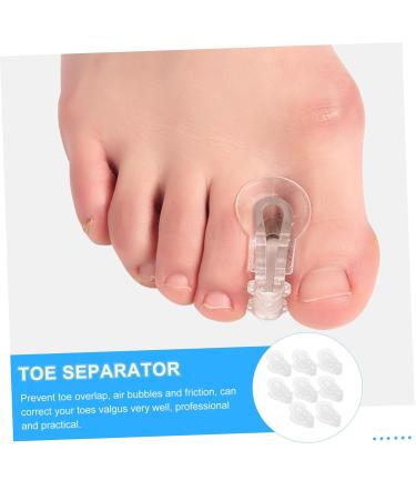 FRCOLOR Orthopedic Bunion Brace 4 Pairs Splitter Pedicure Tools - Thumb Splint Dividers Valgus Spacer Overlap Middle Pads - Buy Online on GoSupps.com