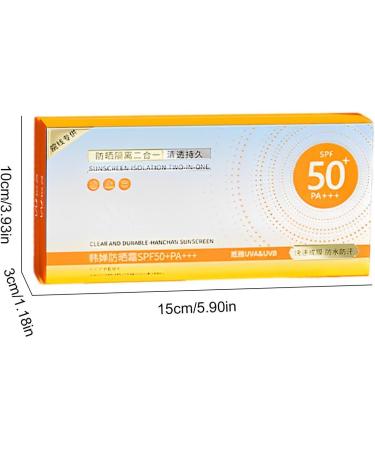 50 Pieces m-ini Sunscreen Anti-Age Sunscreen Travel Size Thin dis-posable Sunscreen SPF50+ PA+++ Sweat-resistant Sunscreen Anti-UV Moisturizing Lotion - Buy Online on GoSupps.com