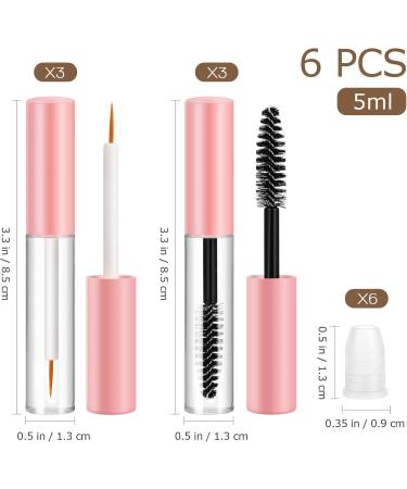 FOMIYES 6 Pcs Eyeliner Stick Pink Containers Pink Mascara Empty Eyeliner Tube Empty Eyeliner Bottle Cosmetic - Buy Online on GoSupps.com