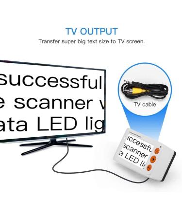 Eyoyo Portable Electronic Video Magnifier Reading Aid 3.5 LCD Screen 2x-25x Zoom - Ideal for Low Vision - Available in Yellow, Blue, White, and Black - Buy Online on GoSupps.com