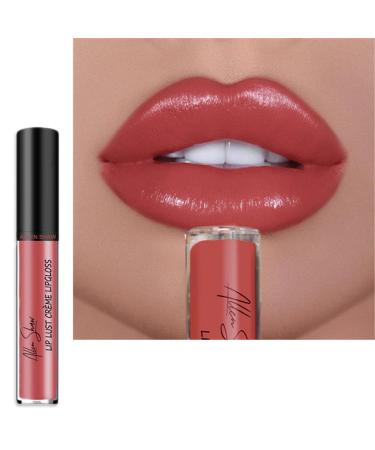JKMXBX Allen Shaw Lip Lust Creme Lip Gloss Waterproof 12 Color Long Lasting Lip Gloss (11)