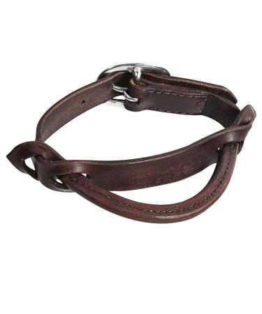 HILASON Horse Saddle Safety Leather Night Latch Adjustable Handle Small