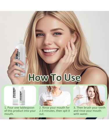 100Ml Mint Oil Pulling Bain De Bouche l'Haleine Fra che Le Blanchiment Des Dents Et Des Gencives Plus - Buy Online on GoSupps.com