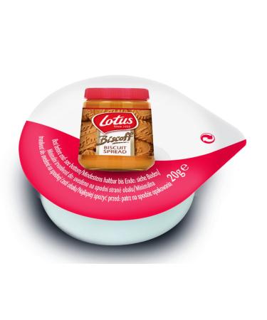Lotus Biscoff Spread Smooth Portion Pots Cups - LotusBiscoff Pick N Mix Pack of 60 Packs