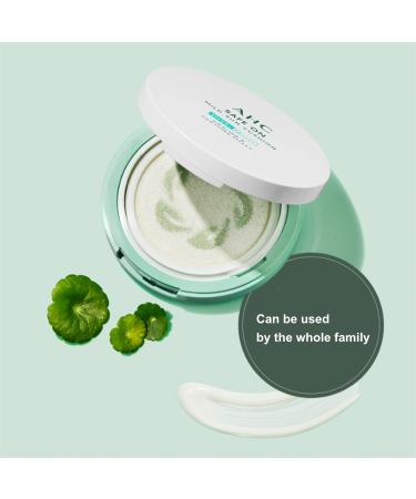 AHC Safe On Mild Sun Cushion SPF 50+ PA++++ (25g + Refill) - UV Protection, Wrinkle Improvement, Cooling & Soothing Care - Buy Online on GoSupps.com
