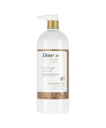 Dove Hair Therapy Shampoo Breakage Remedy for Damaged Hair Hair Shampoo with Nutrient-Lock Serum 33.8 oz