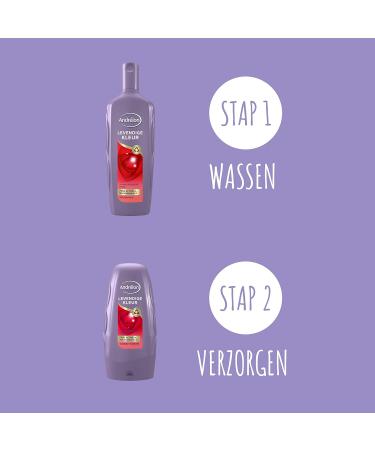 Unilever Benelux Andr lon Vivid Color Conditioner for optimal care of colored hair or highlights 6 x 250 ml Value pack - Buy Online on GoSupps.com