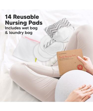 Buy KeaBabies Comfy Nursing Pads - Soft White, 14 Pack for Ultimate Comfort - Buy Online on GoSupps.com