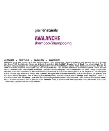 Prairie Naturals Avalanche Dandruff Treatment Shampoo - 16.89 oz | Best Anti-Dandruff Solution for Healthy Hair - Buy Online on GoSupps.com