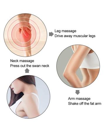 Portable Leg Massage Roller - 360 Rotation Skin-Friendly Multi-Body Area Relief - Buy Online on GoSupps.com