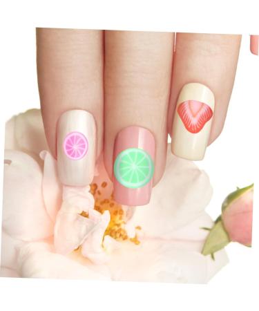 Healeved 1 Set Slice Nail Decoration Stickers for Nails Fruit Nail Art Slices Food Colouring Strawberry Stickers Diy Crafts Nail Art Nail Stickers for Nail Art Cute Nail Art Slices medium Assorted Color - Buy Online on GoSupps.com