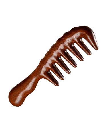 Wooden ridge for thick hair wooden scalp mass wood hair brush for massaging wide dentures for curls no static handmade hair comb high -quality wooden curls combs for women