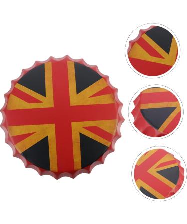 GRIRIW Decorative Bottle Caps Beer Cap Pendant British Decor Home Decor Beer Bottle Cap Sign Wall Art for Home Household Tin - Buy Online on GoSupps.com
