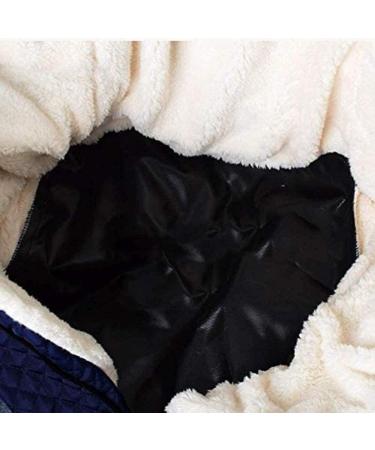 Wheelchair Windproof Warm Blanket Siamese Semi-Wrapped Windproof Set Foot Warm Blanket Pockets for Elderly and Disabled - Buy Online on GoSupps.com