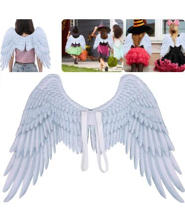 Bnineteenteam Large White Children's Angel Wings - Halloween Cosplay Costume Props for Boys and Girls - Buy Online on GoSupps.com
