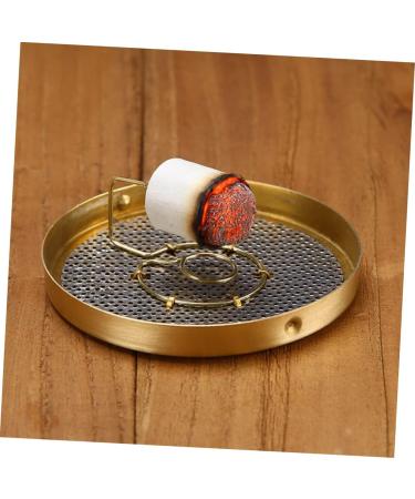 Frcolor Metal Moxa Square Tab Bundles - Pain Relief Heat Owner Copper Moxibustion Box with Bracket | Relaxation & Healing - Buy Online on GoSupps.com