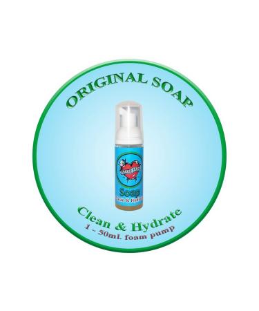 Clean & Hydrate Soap - Foaming Soap Pump Supersaturated Moisturizing Anti-inflammatory Aloe Vera Manuka Honey & more...