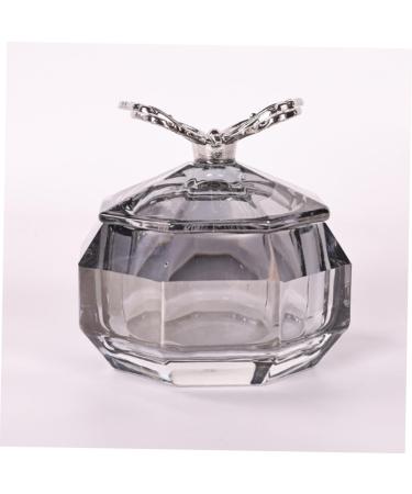 Ipetboom Crystal Glass Dappen Dish for Acrylic Nails Acrylic Nail Tools Nail Liquid Holder Manicure Cup Nail Dish Nail Dappen Dish Nail Cups Zinc Alloy Nail Supplies With Cover - Buy Online on GoSupps.com