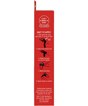 Mueller X-Stay Stabilizzatore Polso Regolabile S/M Supporto Per Tunnel Carpale Tendinite