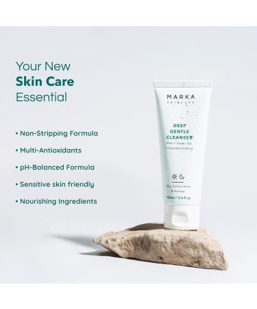 Skincare pH Balanced Hydrating Daily Cleanser - Gentle for All Skin Types Made in Korea - PHA Centella Asiatica & Green Tea Antioxidants - Buy Online on GoSupps.com