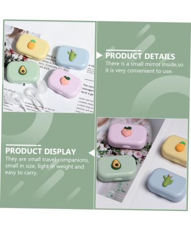 Partykindom 8-Piece Colored Contact Lens Cleaning Kit - Storage Case & Holder Set - Buy Online on GoSupps.com