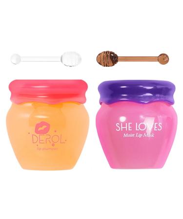 Ginger Lip Mask Magical Lip Plumper Lip Plumping Balm Moisturizing Lip Sleeping Mask Lip Plumping Lip Enhancer for Fuller Lips By Natural Lip Plumper Lip Mask Reducing Lip Lines