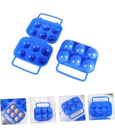 Mikikit 1 Set 4pcs Egg Carton Egg Crisper Egg Holders Egg Keeper Plastic Container Pp Portable Egg Tray - Buy Online on GoSupps.com