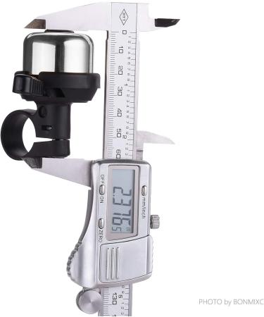 BONMIXC Brass Mini Bike Bell - Clearer, Louder, Longer Sustained Tone | Silver - Buy Online on GoSupps.com