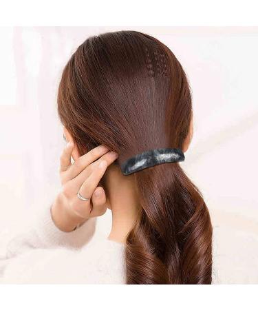 Shop 3 Pieces Retro Acrylic Hair Clips - Large Rectangular French Hair Clips for Women & Girls | International Shipping Available - Buy Online on GoSupps.com