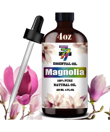 GV77ZF Essential Oil Two 4 Fl Oz (120Ml) Set - Pure Natural Magnolia Oil and Jasmine Essential Oil for Diffuser Humidifier Skin Care Home Fragrance Bath Hair Care Cleansing Massage Yoga  - Buy Online on GoSupps.com