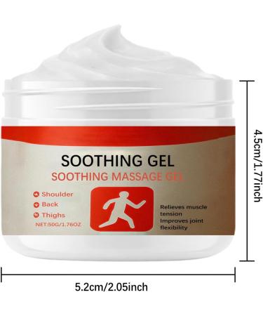 Gel de massage apaisant 50 g pour une d tente quotidienne - Soulage les tensions musculaires des paules du dos et des cuisses. Formule douce adapt e une utilisation r guli re. - Buy Online on GoSupps.com