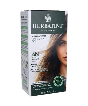 Herbatint Permanent Haircolor Gel 6N Dark Blonde 4.56 fl oz (135 ml)
