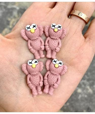 KAWS Nail Charms 4pcs - Mixed Green Pink | Add a touch of art to your nails - Buy Online on GoSupps.com