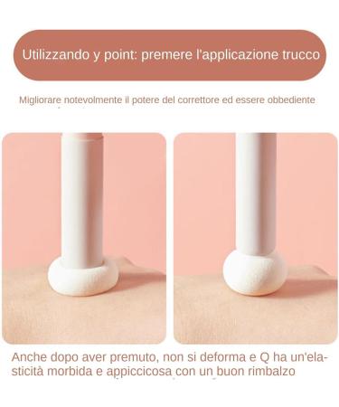 Sklmdrnk Mushroom Makeup Sponge Concealer Brush Mushroom Head Brush Mushroom Makeup Sponge Sponge Puff Sponge Brush Round Nose Contour Brush - Buy Online on GoSupps.com