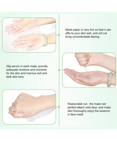 10-Piece Face Mask Set for Women & Girls - Refreshing Moisture Masks for Home & Travel - Buy Online on GoSupps.com