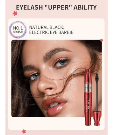 DENGWANG 4D Lengthening Curling Mascara 2 In 1 Black Mascara Double Headed 4D 2 In 1 Mascara Waterproof Thickening Mascara Black Thickening Lengthening Mascara Quick-Drying and Not Sticky (2PCS) - Buy Online on GoSupps.com
