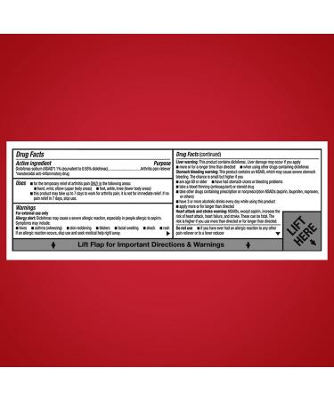 Aspercreme Arthritis Pain Relief Gel 100g - Prescription Strength Non-Steroidal Anti-Inflammatory - Buy Online on GoSupps.com